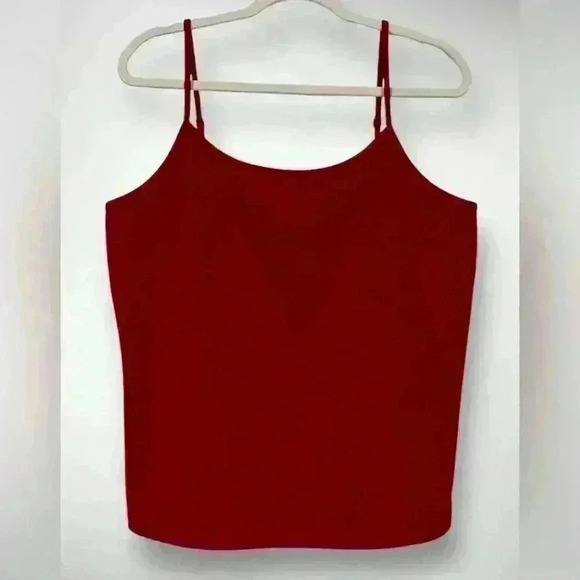 Lane Bryant Tops - Lane Bryant Red Tank Top Adjustable Straps Size 14/16